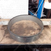 Occasion : Buse d'air en acier (faite maison) / diamètre : 50,5 cm / hauteur : 12 cm / largeur fixation : 77 cm pour Jeep divers