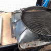 Occasion : Radiateur moteur avec sa buse d'air/ longueur fixation : 74 cm / hauteur : 14,5 cm / largeur : 62 cm pour Jeep divers