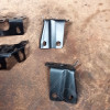 Occasion : Fixations pour pare chocs arrière pour Jeep Wrangler JK