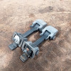 Occasion : Kit de 2 attaches capot moteur / entraxe : 8 cm pour Jeep divers