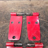Occasion : Kit de 4 charnières de protection rouge / longueur : 17 cm pour Jeep CJ5, CJ7, CJ8, YJ