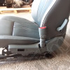 Occasion : Siège passager gris en cuir réglable électriquement (sans son socle) pour Jeep Grand Cherokee WH, WK
