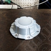 Occasion : Cache moyeu gris en plastique pour Jeep Wrangler JK