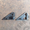 Occasion : Garniture de rétroviseur + joint intérieur noir côté passager pour Jeep Cherokee XJ