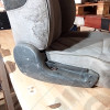 Occasion : Siège avant droit passager en tissu gris (taché) pour Jeep CJ7, CJ8, YJ