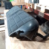 Occasion : Assise de banquette arrière en tissu/cuir noire et blanche pour Jeep Cherokee XJ
