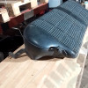 Occasion : Assise de banquette arrière en tissu/cuir noire et blanche pour Jeep Cherokee XJ