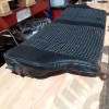 Occasion : Dossier de banquette arrière en tissu/cuir noire et blanche pour Jeep Cherokee XJ