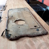 Occasion : Panneau de porte intérieur droit en cuir marron pour Jeep CJ7, CJ8, YJ