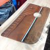 Occasion : Panneau de porte intérieur gauche en cuir marron pour Jeep CJ7, CJ8, YJ