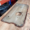 Occasion : Panneau de porte intérieur gauche en cuir marron pour Jeep CJ7, CJ8, YJ