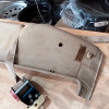 Occasion : Panneau plastique intérieur arrière droit couleur beige avec ceinture de sécurité pour Jeep Comanche MJ