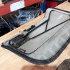 Occasion : Lot de 2 demi portes en toile noire (avec charnières et poignée) pour Jeep CJ7, CJ8, YJ