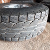 Occasion : Lot de 4 roues 33/12.50R15 (jantes chromée Triangular 5x139.7 + pneus Falken) pour Jeep FC150, CCSJ, GWSJ, SWSJ, WSJ, M715, WJT