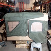 N.O.S. : Bâche capotage de remplacement sans aucune fixation (marque Kayline) couleur verte pour Jeep MB, M201
