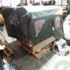 N.O.S. : Bâche capotage de remplacement sans aucune fixation (marque Kayline) couleur verte pour Jeep MB, M201
