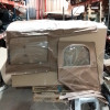 N.O.S. : Bâche capotage de remplacement sans aucune fixation (marque Kayline) couleur marron pour Jeep MB, M201