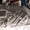 N.O.S. : Bâche capotage de remplacement sans aucune fixation (marque Kayline) couleur marron pour Jeep MB, M201
