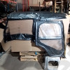 N.O.S. : Bâche capotage de remplacement sans aucune fixation (marque Kayline) couleur noire pour Jeep MB, M201