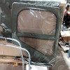 N.O.S. : Bâche capotage de remplacement avec fixation partielle (marque Kayline) couleur verte pour Jeep MB, M201