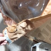 N.O.S. : Bâche capotage de remplacement sans aucune fixation (marque Kayline) couleur marron pour Jeep M38, CJ3A, CJ3B