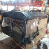 N.O.S. : Bâche capotage de remplacement avec fixation partielle (marque Kayline) couleur noire pour Jeep M38A, CJ5
