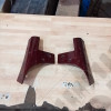 Occasion : Lot de 2 charnières de pare brise gauche et droite bordeaux pour Jeep Wrangler JK