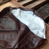 Occasion : Housse en simili cuir bordeaux pour roue de secours pour Jeep Cherokee XJ