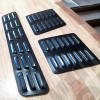 Occasion : Kit de 3 aérations de capot moteur marque GENRIGHT noires pour Jeep DIVERS, ZJ, ZG, XJ, MJ, TJ, YJ, CJ8