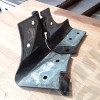 Occasion : Lot de 2 charnières de baie de pare brise vert foncé pour Jeep Wrangler TJ