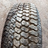Occasion : Roue avec jante acier d'origine + pneu GOODYEAR Wrangler GS. A en 225/75R15 pour Jeep YJ, TJ, XJ