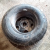 Occasion : Roue avec jante acier d'origine + pneu GOODYEAR Wrangler GS. A en 225/75R15 pour Jeep YJ, TJ, XJ