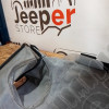 Occasion : Duster avec baguette coffre couvre plateau noir Bestop (déchirure) pour Jeep Wrangler YJ