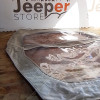 Occasion : Toile pour porte en toile droite simili cuir blanc pour Jeep CJ5, CJ6