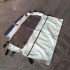 Occasion : Windjammer rideau arrière simili cuir blanc pour Jeep CJ5