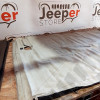 Occasion : Duster couverture de plateau simili cuir blanc marque Kayline pour Jeep CJ5, CJ7, YJ