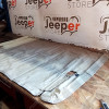 Occasion : Duster couverture de plateau simili cuir blanc marque Kayline pour Jeep CJ5, CJ7, YJ