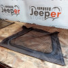 Occasion : Fenêtre plastique gauche pour bâche marron pour Jeep CJ7, YJ, TJ