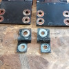 Occasion : Lot de 2 charnières de hayon de hardtop noires / bleues foncées pour Jeep CJ7, CJ8