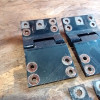 Occasion : Lot de 2 charnières de hayon de hardtop noires / bleues foncées pour Jeep CJ7, CJ8