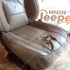 Occasion : Siège avant droit crème en cuir pour Jeep Grand Cherokee ZJ, ZG