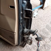 Occasion : Porte avant gauche avec peinture RAPTOR noire et intérieur beige pour Jeep Grand Cherokee ZJ, ZG