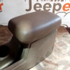 Occasion : Console centrale beige avec accoudoir en cuir marron pour Jeep Grand Cherokee ZJ, ZG