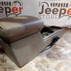 Occasion : Console centrale beige avec accoudoir en cuir marron pour Jeep Grand Cherokee ZJ, ZG