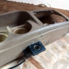 Occasion : Console centrale beige avec accoudoir en cuir marron pour Jeep Grand Cherokee ZJ, ZG
