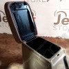 Occasion : Console centrale beige avec accoudoir en cuir marron pour Jeep Grand Cherokee ZJ, ZG