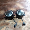 Occasion : Lot de 2 phares antibrouillard avant LED pour Jeep Wrangler JK