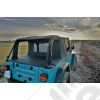 Bâche CARGO TOP (Partie 2/2) Windows SUNTOP - Couleur : Black Diamond - Jeep Wrangler TJ - TJCTBK2
