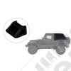 Partie 2/2 FASTBACK - Bâche JK Fastback Windows U2 SUNTOP, couleur Deep Sand (sable), pour Wrangler JK 2 portes