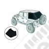 Partie 2/2 FASTBACK - Bâche JL Fastback Windows U4 SUNTOP, couleur Green Military (khaki), pour Wrangler JL 4 portes